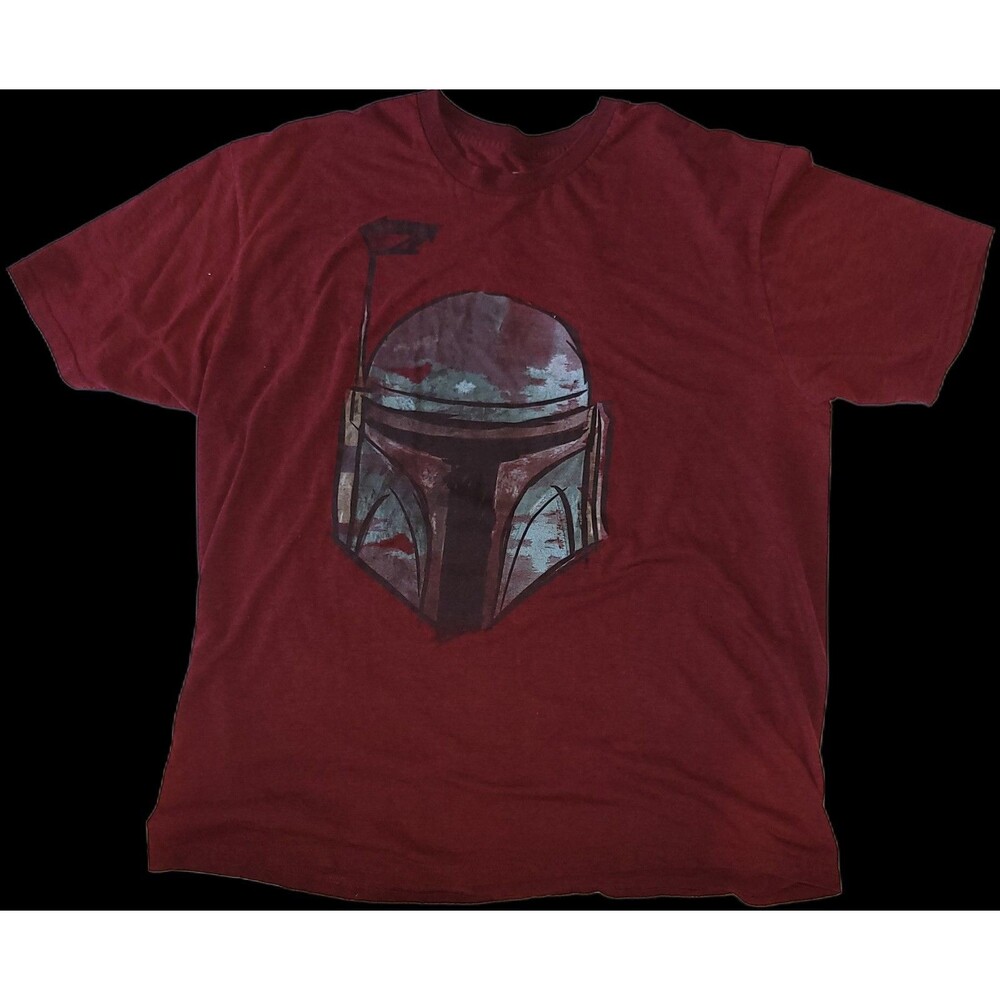 Mad Engine Star Wars Boba Fett Helmet Graphic Short Sleeve T-Shirt
